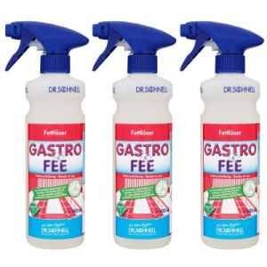 Dr. Schnell Gastrofee 3 x 500ml Gebrauchsfertiger Fettlöser für den Küchenbereich