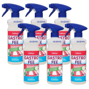 Dr. Schnell Gastrofee 6 x 500ml Gebrauchsfertiger Fettlöser für den Küchenbereich