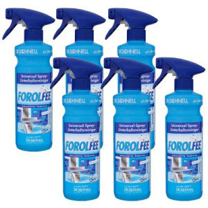 Dr. Schnell Forolfee 6 x 500ml Universal-Spray-Unterhaltsreiniger Sprühflasche