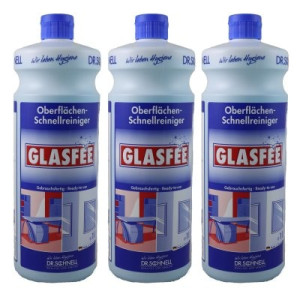 Dr. Schnell Glasfee 3 x 1 Liter Glas - und Oberflächenreiniger