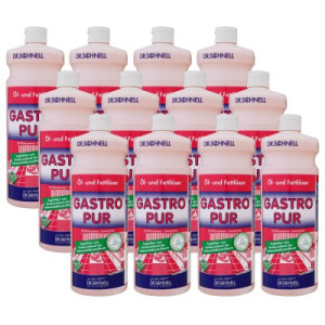 Dr. Schnell Gastro Pur 12 x 1 Liter Öl und Fettlöser für den Küchenbereich