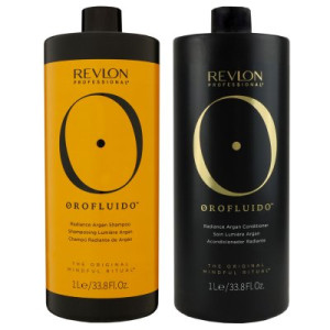Revlon Orofluido Shampoo & Conditioner 1000 ml mit Arganöl