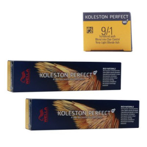 Wella Koleston 2 x 60 ml 9/1 lichtblond asch