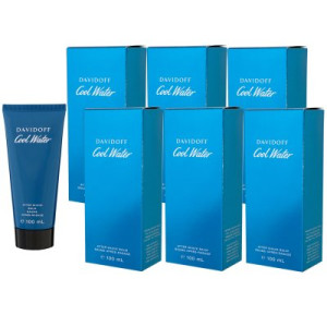 Davidoff Cool Water Man - Men 6 x 100 ml After Shave Balm