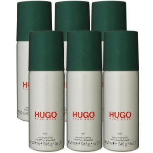 Hugo Boss Hugo 6 x 150 ml Deodorant Deospray Deodorant Spray Deo Spray