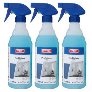 Buzil Profiglass G522 3 x 600ml Classic Glasreiniger mit Anti-Soiling-Effekt