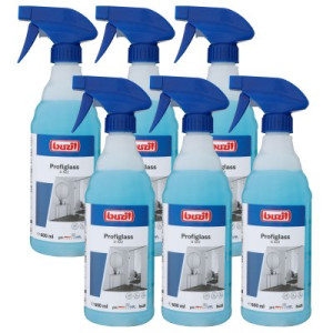 Buzil Profiglass G522 6 x 600ml Classic Glasreiniger mit Anti-Soiling-Effekt