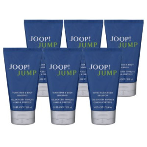 Joop Jump 6 x 150 ml Tonic Hair & Body Shampoo Duschgel für Körper & Haar