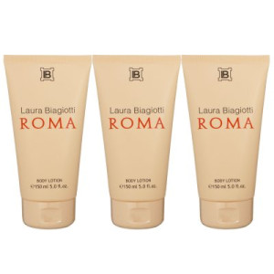 Laura Biagiotti Roma 3 x 150 ml Bodylotion Körperlotion Body Lotion