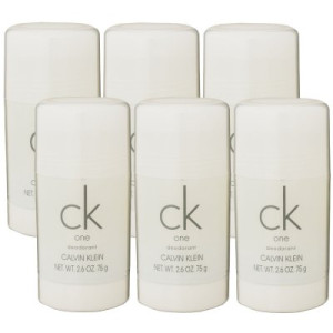 Calvin Klein CK One 6 x 75 ml Deostick Deodorant Stick Deo Stick Deodorant