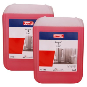 Buzil Bucazid G 467 2 x 10 Liter Sanitärreiniger RK-gelistet Kanister