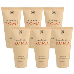 Laura Biagiotti Roma 6 x 150 ml Showergel Duschgel Shower Gel