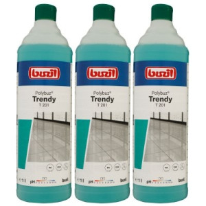 Buzil Polybuz Trendy T 201 3 x 1 Liter Glanzreiniger auf Alkoholbasis