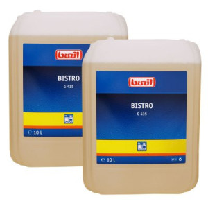 Buzil Bistro G 435 2 x 10 Liter Küchenintensivreiniger Öl- und Fettlöser Kanister