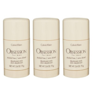 Calvin Klein Obsession for Men 3 x 75 ml Deostick Deo Stick Deodorant