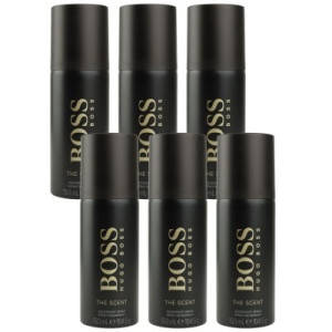 Hugo Boss Boss The Scent 6 x 150 ml Deospray Deo Spray Deodorant