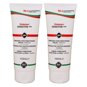 SC Johnson Stokolan Sensitive Pure 2 x 100 ml Hautpflegecreme Handcreme