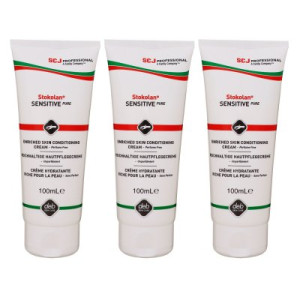 SC Johnson Stokolan Sensitive Pure 3 x 100 ml Hautpflegecreme Handcreme