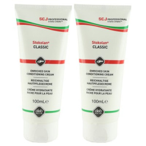 SC Johnson Stokolan Classic 2 x 100 ml Hautpflegecreme für Gesicht und Hände