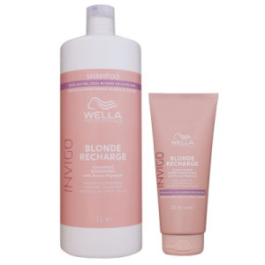 Wella Invigo Blonde Recharge 1000 ml Shampoo & 200 ml Conditioner