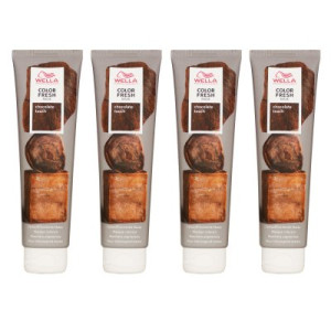 Wella Color Fresh Mask 4 x 150 ml Tönungsmaske Farbmaske Chocolate