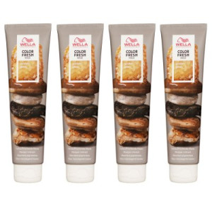 Wella Color Fresh Mask 4 x 150 ml Tönungsmaske Farbmaske Golden Gloss