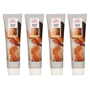 Wella Color Fresh Mask 4 x 150 ml Tönungsmaske Farbmaske Caramel Glaze