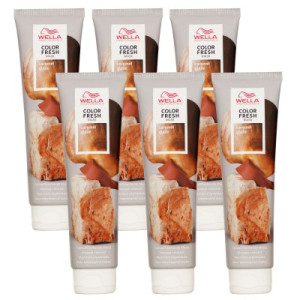Wella Color Fresh Mask 6 x 150 ml Tönungsmaske Farbmaske Caramel Glaze