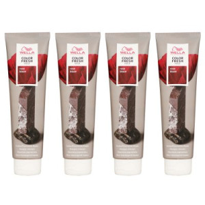 Wella Color Fresh Mask 4 x 150 ml Tönungsmaske Farbmaske Rose Blaze