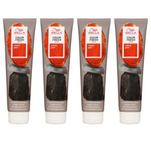 Wella Color Fresh Mask 4 x 150 ml Tönungsmaske Farbmaske Copper Glow