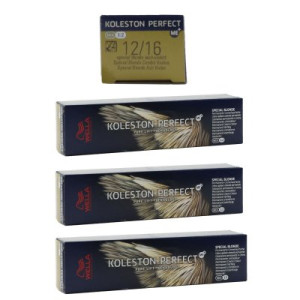 Wella Koleston 3 x 60 ml 12/16 Spezialblond asch violett
