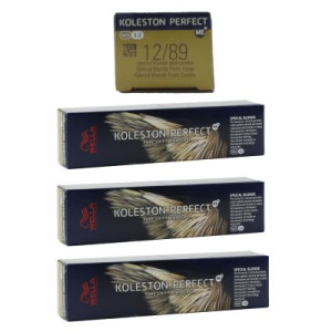 Wella Koleston 3 x 60 ml 12/89 Spezialblond perl cendre
