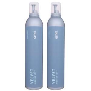 GLYNT Velvet Mousse Soft 2 x 500 ml Schaumfestiger sanfter Halt