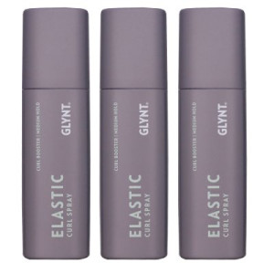 GLYNT Elastic Curl Spray 3 x 150 ml für Locken Gelspray mittlerer halt