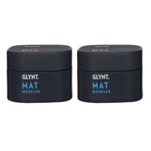 Glynt Mat Modeler 2 x 75 ml festes Volumenwachs mittlerer halt