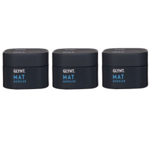 Glynt Mat Modeler 3 x 75 ml festes Volumenwachs mittlerer halt