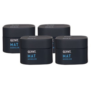 Glynt Mat Modeler 4 x 75 ml festes Volumenwachs mittlerer halt