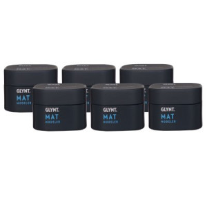 Glynt Mat Modeler 6 x 75 ml festes Volumenwachs mittlerer halt