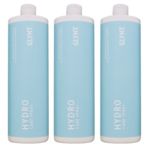 Glynt Hydro Care Spray 3 x 1000 ml Pflegespray Conditionerspray für trockenes Haar Nachfüller
