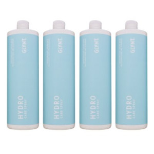 Glynt Hydro Care Spray 4 x 1000 ml Pflegespray Conditionerspray für trockenes Haar Nachfüller