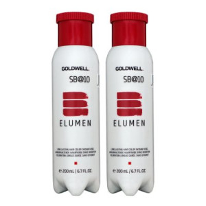 Goldwell Elumen 2 x 200 ml SB@10 Haarfarbe permanente farbintensive Farbe