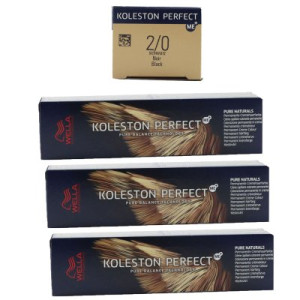 Wella Koleston 3 x 60 ml 2/0 schwarz