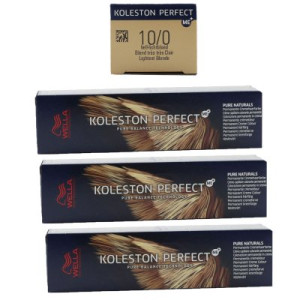 Wella Koleston 3 x 60 ml 10/0 hell lichtblond