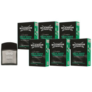 Wilkinson After Shave Classic 6 x 100 ml Pflege für den Mann After Shave Rasierwasser