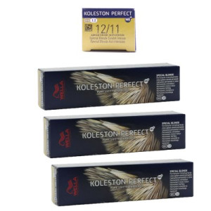 Wella Koleston 3 x 60 ml 12/11 Spezialblond asch intensiv