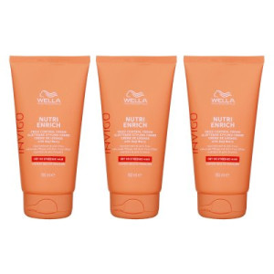 Wella Invigo Nutri Enrich Frizz Control 3 x 150 ml glättende Stylingcreme