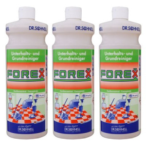 Dr. Schnell Forex 3 x 1 Liter Porentiefer Unterhalts- und Grundreiniger