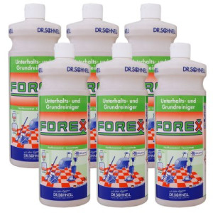 Dr. Schnell Forex 6 x 1 Liter Porentiefer Unterhalts- und Grundreiniger