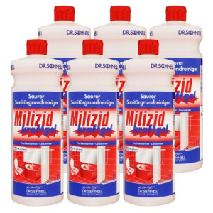 Dr. Schnell Milizid Kraftgel 6 x 1 Liter Sanitärreiniger Sauer