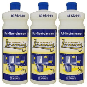 Dr. Schnell Lemon 3 x 1 Liter Duft Neutralreiniger Konzentrat
